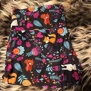 LuLaRoe T/C leggings. Animal print (Fox, bunny, bear, squirrel)